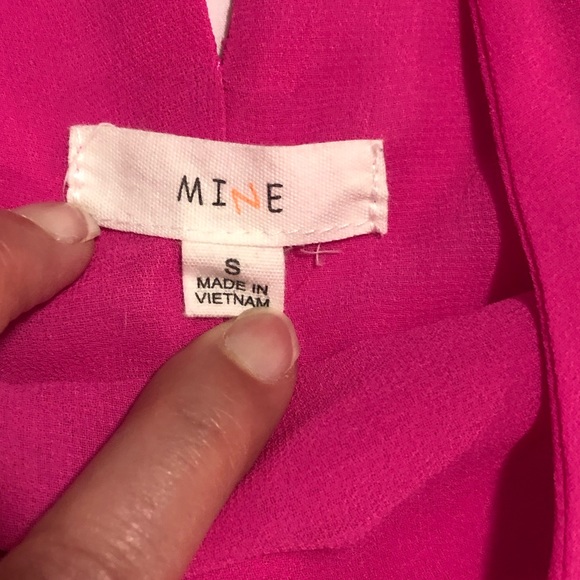 Mine, from Buckle, fucia, S, swing strappy tank top with back neck cutout - Picture 3 of 11